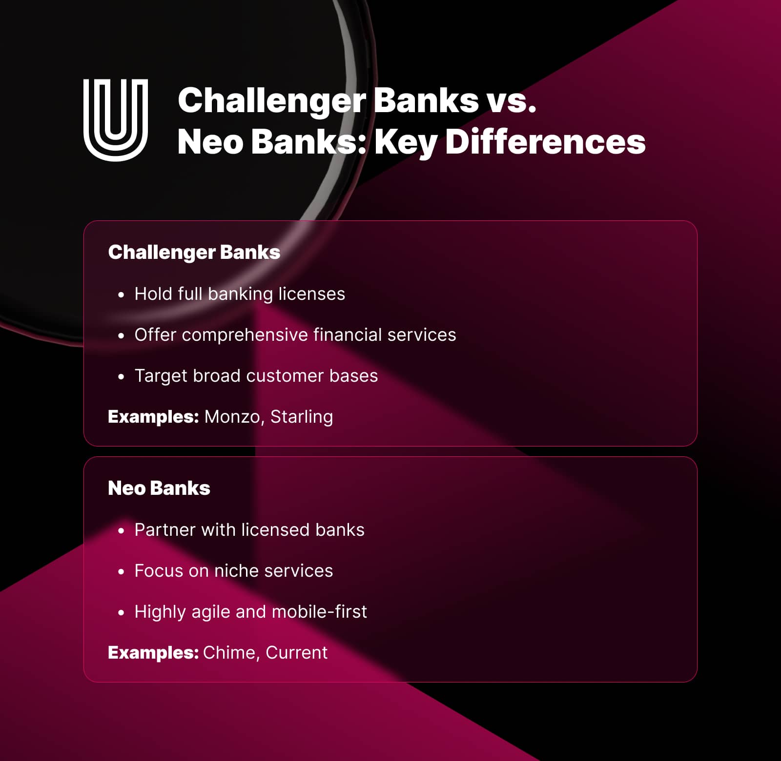 Challenger Banks vs. Neo Banks: Key Differences