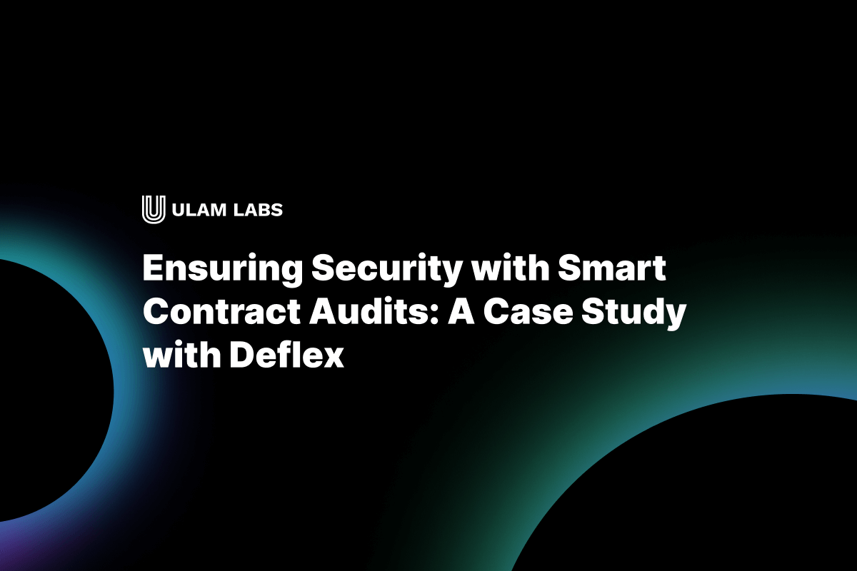 Ensuring Security with Smart Contract Audits: A Case Study with Deflex