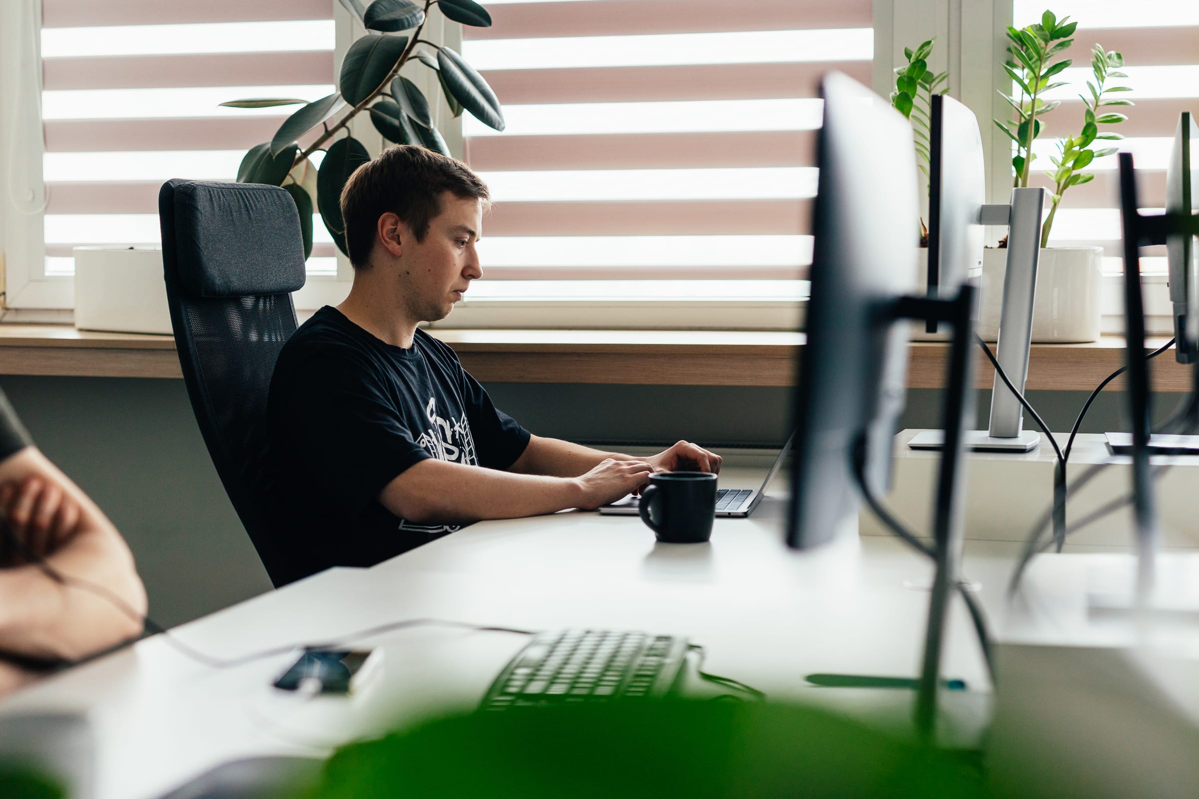 ULAM LABS engineer working on compliant healthcare software