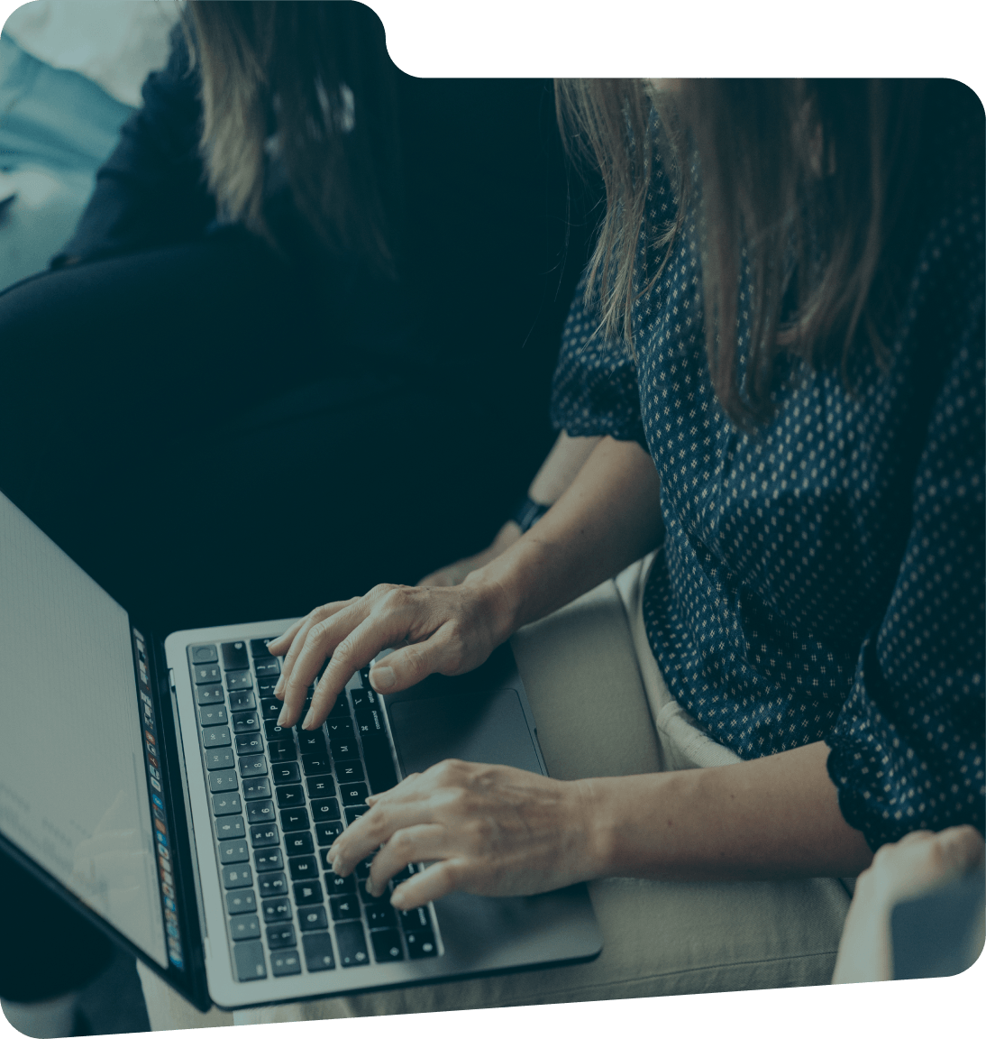 ULAM LABS engineers pairing on a healthcare platform at a workstation